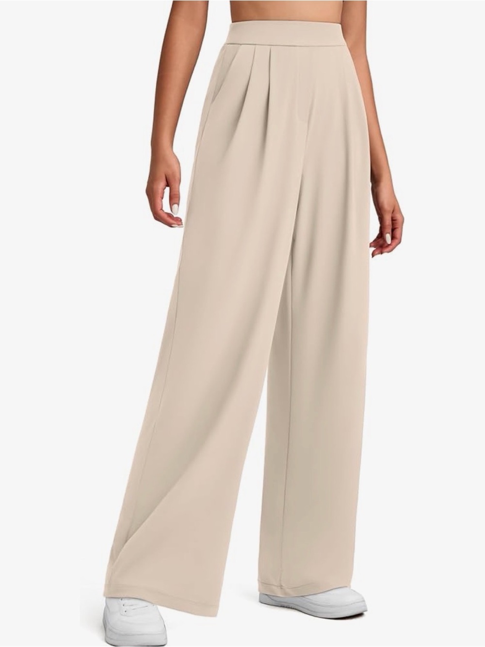Yoga Dress Pants in Light Beige